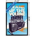 thumbnail image 3 of Music - Crank Up the Volume Wall Poster, 22.375" x 34", Framed, 3 of 3