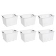 thumbnail image 1 of Sterilite Panier Organisateur de Rangement en Plastique Ultra Profond, Blanc, 1 of 8