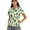 Cactus and Sunflower, variant on COEQINE Women Short Sleeve Golf Shirts Moisture Wicking 1/4 Zip Golf Tops Corgi Heart Shaped Balloon and Paw Print Pattern Workout Polo Shirts Quick Dry Fit Sportswear for Valentine's Day, XS