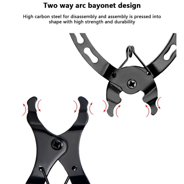 Maoww 2Pcs Bicycles Chain Pliers Fast Release Link Clamp Riding Repair Tool Type 1 1Set