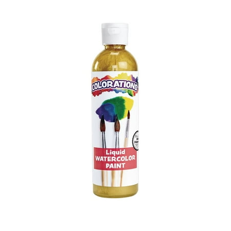 UPC: 0191487020022 | Colorations Liquid Watercolor Paint  Gold – 8 oz.