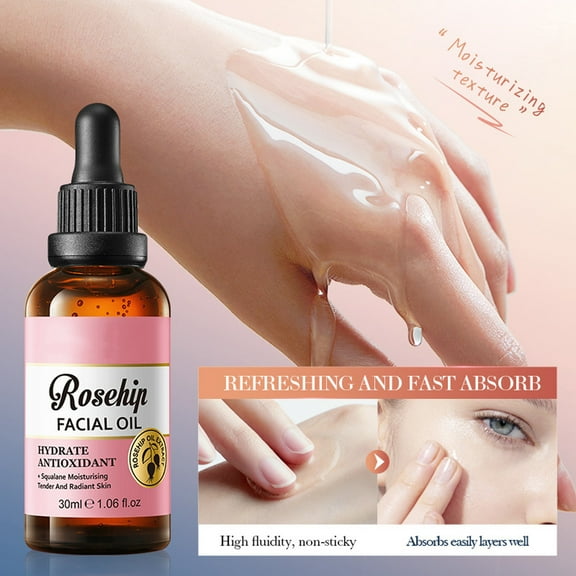 Kokovifyves Beauty and Skin Care Products Rosehip Antioxidant Hydrating Facial Oil Moisturizing Serum 30ml