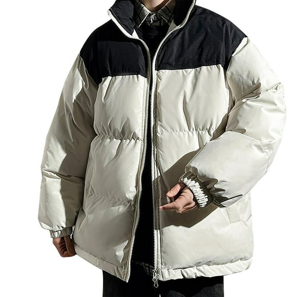 JHLZHS Winter Jacket Men Winter Plus and Thick Down Jacket Loose Fashion Bright Face Jacket for Men Trucker Jacket 177