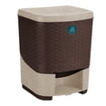thumbnail image 1 of CESTO TERRAAGAVE RATTAN PEDAL 8L CHOCOLATE, 1 of 5