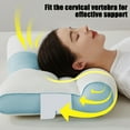 thumbnail image 5 of Best Pillows For Side Sleepers Gentle Support Soybean Pillow For Better Sleep - Pillow Core For Home Use Thin Pillow, 5 of 8