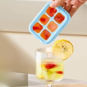 Weloille Ice Cube Tray 1 Piece, Household Self-Made Ice Cube Maker, Home Use Ice Tray with Lid for Drinks and Cocktails