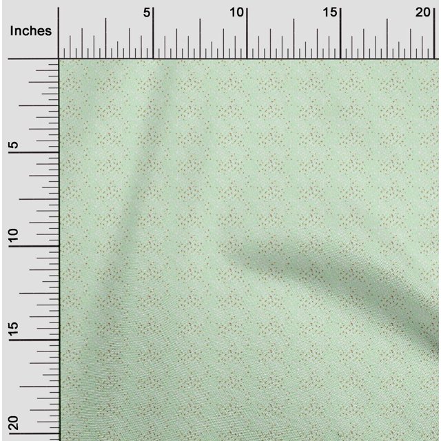 oneOone Tissu Popeline de Coton Peau de Léopard Décor Tissu Imprimé 42 Pouces de Large