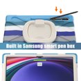 thumbnail image 6 of For Samsung Galaxy Tab S10 Ultra/S9 Ultra/S8 Ultra 14.6 inch Case, 360 Rotatable Handle Stand, Shoulder Strap, Drop-Proof Design, Colourful Blue, 6 of 7