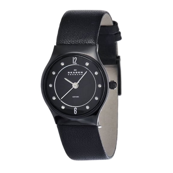 Skagen Classic Women's Black Dial Quartz Watch 233XSCLB