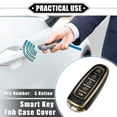 thumbnail image 2 of Unique Bargains Key Fob Cover for Ford C-Max Escape 5 Buttons TPU Black Remote Keyless Smart Key Fob Case Protection, 2 of 7