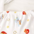 thumbnail image 5 of NOLDARES Toddler Baby Boy Fall Outfits 2 Piece Printed Long Sleeve Round Neck Sweatshirt Fleece Pants Casual Clothes Set Size:1-2 Y,Red, 5 of 6