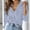 Blue, variant on Women's Casual V Neck Checkered Blouse, Button Down Long Sleeve Gingham Shirt Loose Tunic Tops Fashion Daily Wear, Orange M