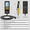 thumbnail image 4 of AUTOOL PT620 Engine Oil Pressure Tester, Digital Oil Pressure Detector, Intelligent Engine Oil Pressure Gauge, 0-426PSI Engine Fluid Diagnostic Tool W/ Backlit Display for Engine Oil Pressure Test, 4 of 13