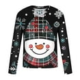 thumbnail image 4 of cllios Ugly Christmas Shirts for Men,Novelty Chirtsmas Snowman 3D Printed Long Sleeve Tshirts Big and Tall Round Neck Xmas Holiday Graphic Tees,Vacation Christmas Shirt,Mens Christmas Gift Ideas, 4 of 4