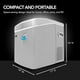 thumbnail image 3 of Máquina de hielo Whynter IMC-491DC portátil de acero inoxidable de 22 kg, 3 of 9
