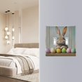 thumbnail image 5 of Switch Panel 4.48x6.37In Switch Plate Wall Panel Living Room Kitchen Bedroom Study Switch Panel Stylish Decoration Cute Easter Brown Bunny, 5 of 8