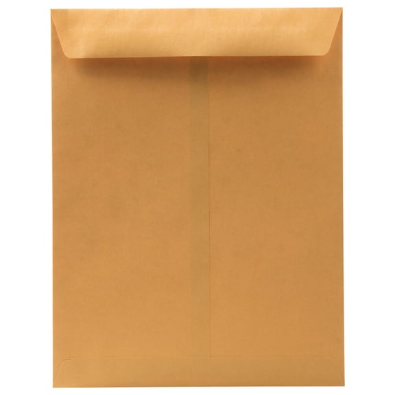 JAM Paper 10 x 13 Open End Catalog Premium Envelopes, Manila, Bulk 250/Box