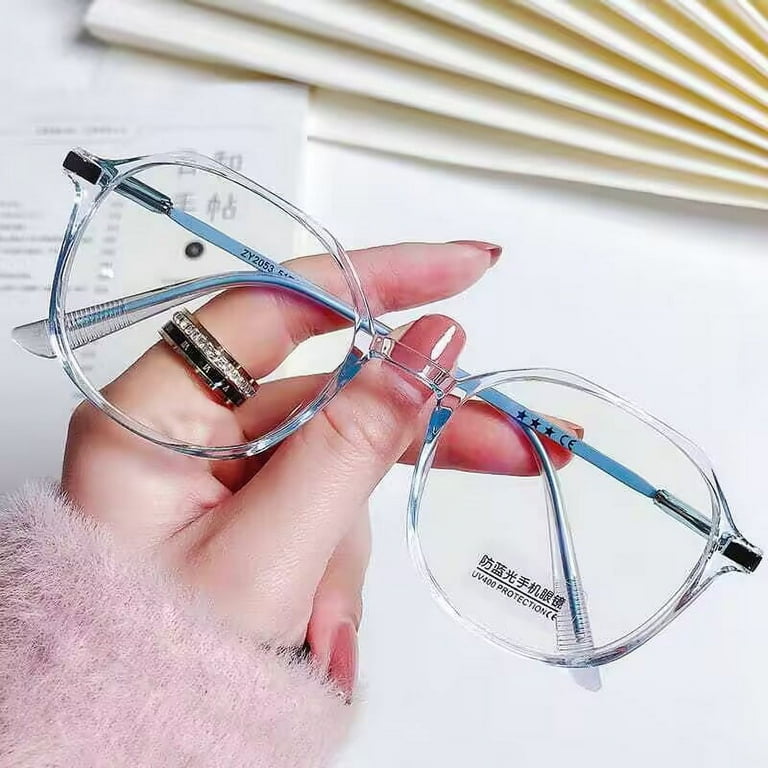 Classic Elegant Transparent Metal Frame Glasses Women Fashion Eyewear For Wedding Party Decorate Eyeglasses Fake Glasses