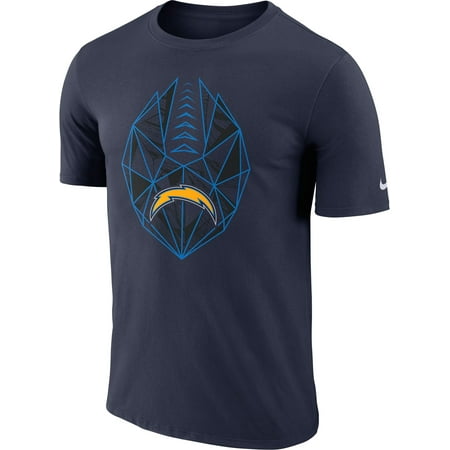 Nike Arch T-shirt - Nike Men's Los Angeles Chargers Icon Performance Navy T-Shirt