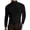 Black, variant on Turtle Neck Long Sleeve Tshirt Mens Layering Top Comfortable Solid Color Shirt Casual Basic Wear Gray M
