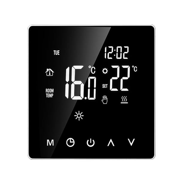 Termostato Inteligente Wifi Controlador De Temperatura Eléctrico Controlador Remoto De Temperatura Sensor De Termostato Wifi Con Control Remoto Controlador De Temperatura Wifi Para Calefacción matsuzay HA027773-01