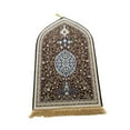 thumbnail image 3 of Muslim Flannel Chic Prayer Rug Soft Thick and Padded Prayer Rug for Effectively Protecting Knees - Red, 3 of 3