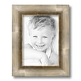 thumbnail image 2 of ArtToFrames 8" x 11" Antique Silver Picture Frame, 8x11 inch Silver Wood Poster Frame (WOM-4944), 2 of 7