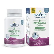 Nordic Naturals Vegan Prenatal DHA, 500 Mg, Plant-Based DHA, Non-GMO, 60 Ct