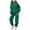 Dark Green, variant on newwalpole Toddler Kids Tracksuit Boys Girls 2 Piece Sweatsuit Jogging Outfits Jogger Sweatpants Hooded Sweatshirt Fashion Clothing Sets Brown for Size 9-10 Years