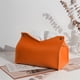 thumbnail image 4 of Forma V PU de cuero bolso de almacenamiento de tejido reutilizable reutilizable de gran capacidad de gran capacidad toalla dispensador contenedor sala de estar oficina naranja Inevent HA012046-04, 4 of 7