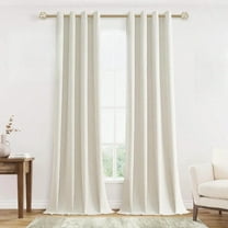 Cream Linen Blackout Curtains 108 Length 2 Panels Set For Living Room Bedroom 100 Black Out Thermal Insulated Linen Drapes Room Darkening Grommet Curtains 108 Inches Long Natural Beige