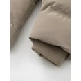thumbnail image 4 of GGleaf Women's Plus Size Hooded Warm Winter Coat Quilted Thicken Puffer Jacket with Removable Hood khaki 5X, 4 of 9