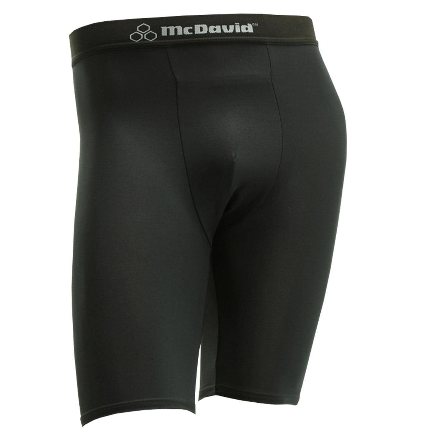 Teen Regular McDavid Classic Logo 710JCF CL Compression Support Short Gray