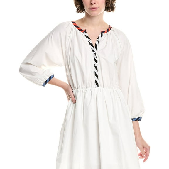 Endless Rose womens Poplin Shirt Dress, s, White