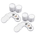 thumbnail image 1 of 120 Pcs 46mm Coin Cases Capsules Holder Applied Clear Plastic Round Storage Box.pa, 1 of 5