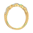thumbnail image 2 of 1/10 Carat Diamond Wedding Band Ring in 14K Yellow Gold(Ring Size 6.5) (SI1-SI2 Clarity), 2 of 4