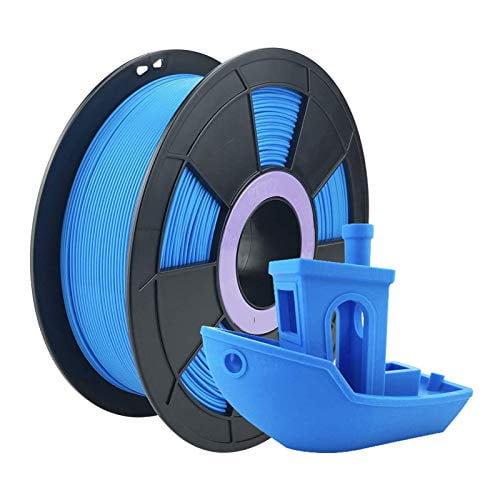 ZIRO 3D Printer Filament PLA 1.75mm Blue And White Color 1KG 2.2lbs Blue and white 
