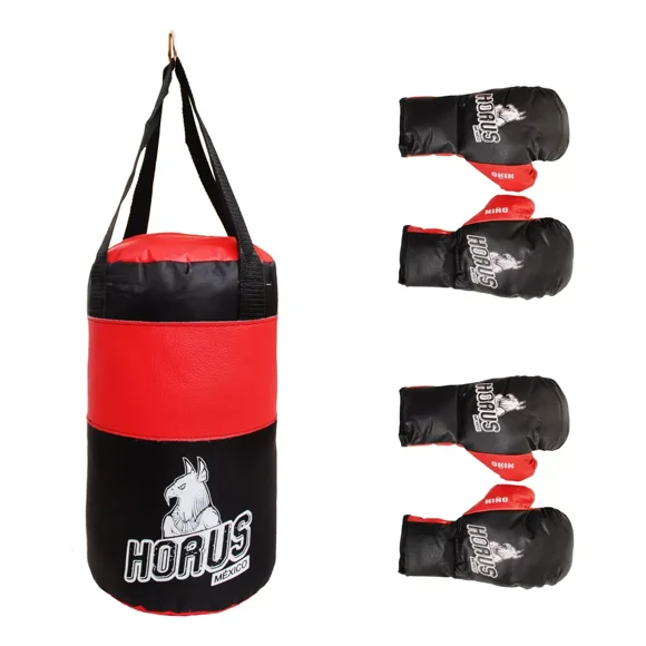 Costal De Boxeo Infantil De 7-10 Años Con 2 Pares De Guantes