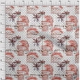 thumbnail image 4 of oneOone Georgette Viscose Red Fabric Tropical Diy Clothing Quilting Fabric Print Fabric By Yard 42 Inch Wide, 4 of 4
