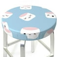 thumbnail image 3 of Vsdgher Cartoon Sushi Print Stool Covers Round,Stretch Round Stool Covers Washable Stool Cushion Slipcover Elastic Chair Covers for 12-14 Inch Chair, 3 of 7