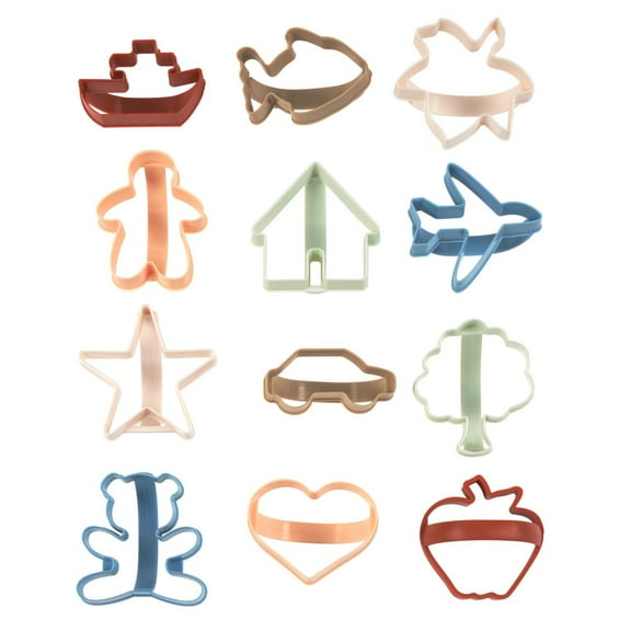 Colorations Easy Grip Dough Cutters - Set of 12