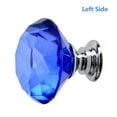 Penck Crystal Drawer Pulls, Drawer Glass Knobs 30 mm Diamond
