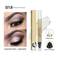 thumbnail image 1 of Heliisoer High-gloss Eyeshadow Pen One-stroke Shaping Double-ended Eyeshadow Stick,Cream Shimmer Smooth Eyeshadow Pencil, 1 of 2