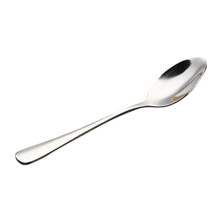 

Ausyst Kitchen Utensils 1010 Smooth Handle Tableware Stainless Steel Spoon Coffee Spoon Fruit Fork Hotel Supplies Round Spoon Dining Spoon Children s Spoon Clearance