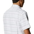 thumbnail image 5 of Columbia Mens Silver Ridge SS Seersucker Shirt White Stripe Large, 5 of 5