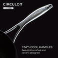 thumbnail image 3 of Circulon SteelShield C-Series 12.5 inch Tri-Ply Clad Nonstick Frying Pan, Silver, 3 of 11