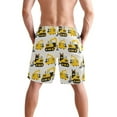 thumbnail image 2 of joogoo Men's Swim Trunks Husky Dog in Truck Beach Shorts with Pockets M, 2 of 6