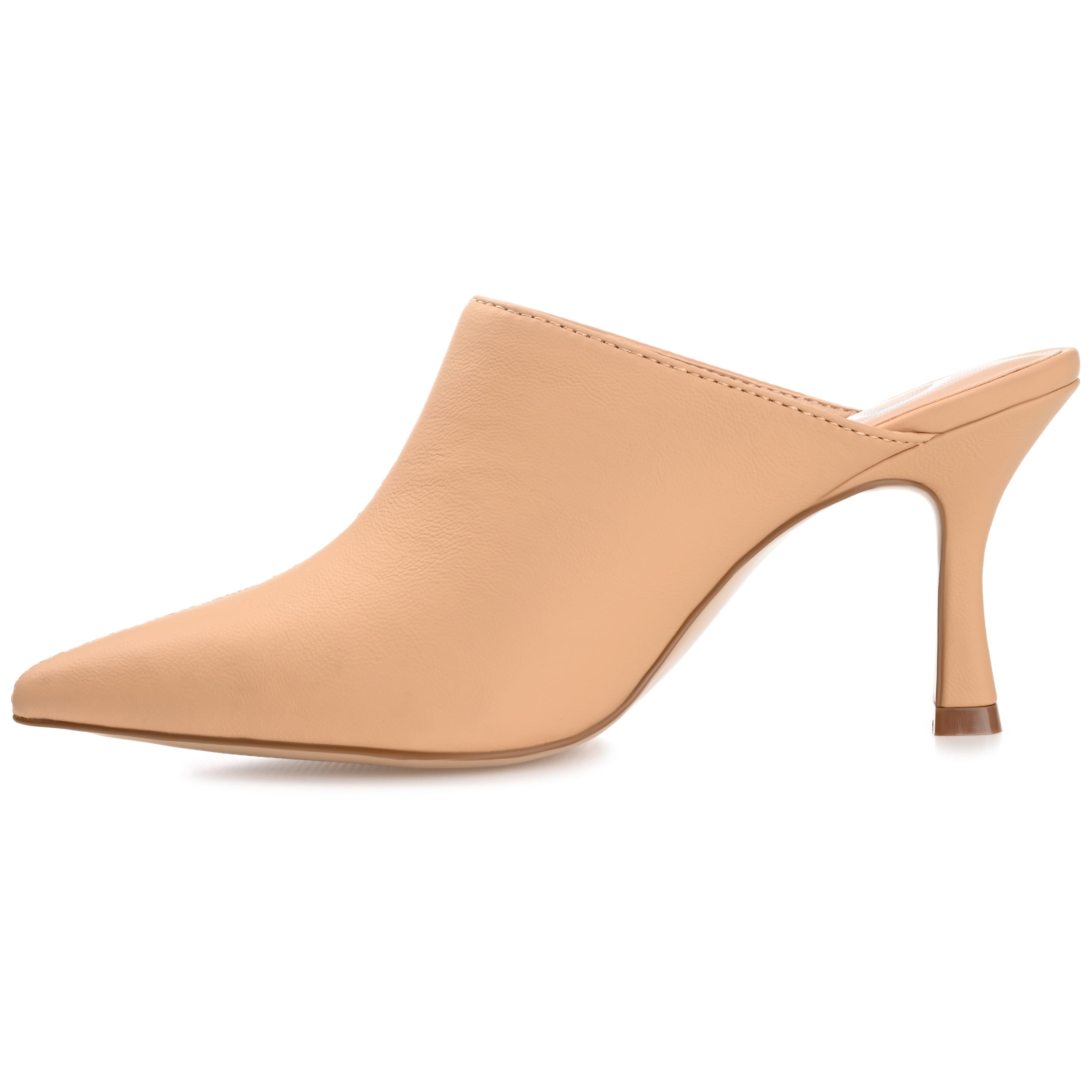 Journee Womens Shiyza Mules High Stiletto Pointed Toe Pumps