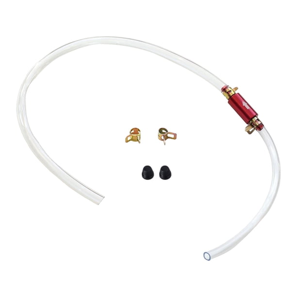 Manguera de purga de frenos profesional portátil y compacta para accesorios de motocicleta 1 pieza con tapa de goma