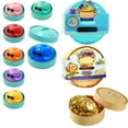 thumbnail image 2 of Mystery Dumpling Squishy Shark Fidget Toys, 10ml Random Style Soft Press Sensory Toy in Round Container for Stress Relief, 2 of 6